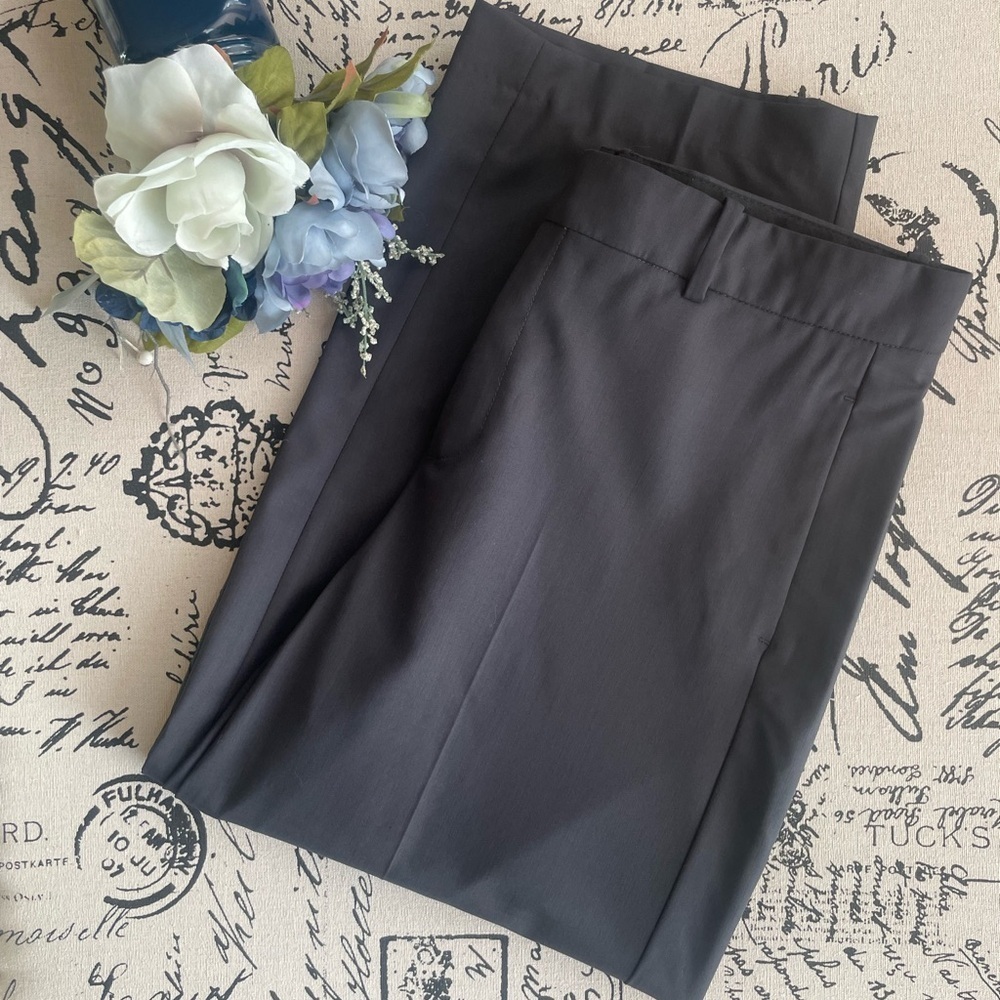 Zara Wide Leg Suit Pants Trousers in Gray Size Large - Picture 3 of 6